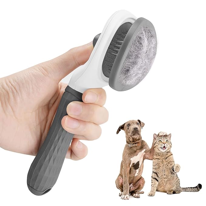 Moseem Cat Dog Brush, Cat Grooming Brush for Shedding Cat Comb Pet Brush